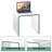 Agnela Glass Top End Table