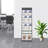 10-Tier Metal Free Standing Magazine Rack