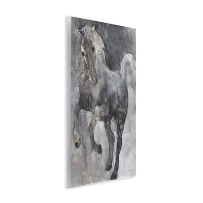 Wind Dancer Stallion Wall Plaque Art by Albena Hristova