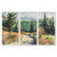 «Little Road In Mountain Landscape», ensemble d'art mural sur toile encadré champêtre-708483120-708483121