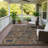 Machine Washable Indoor/Outdoor Chantille ACN2480 Floral Rug-1285951957-1285951963