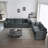 Upholstered Sofa Set With Pillows