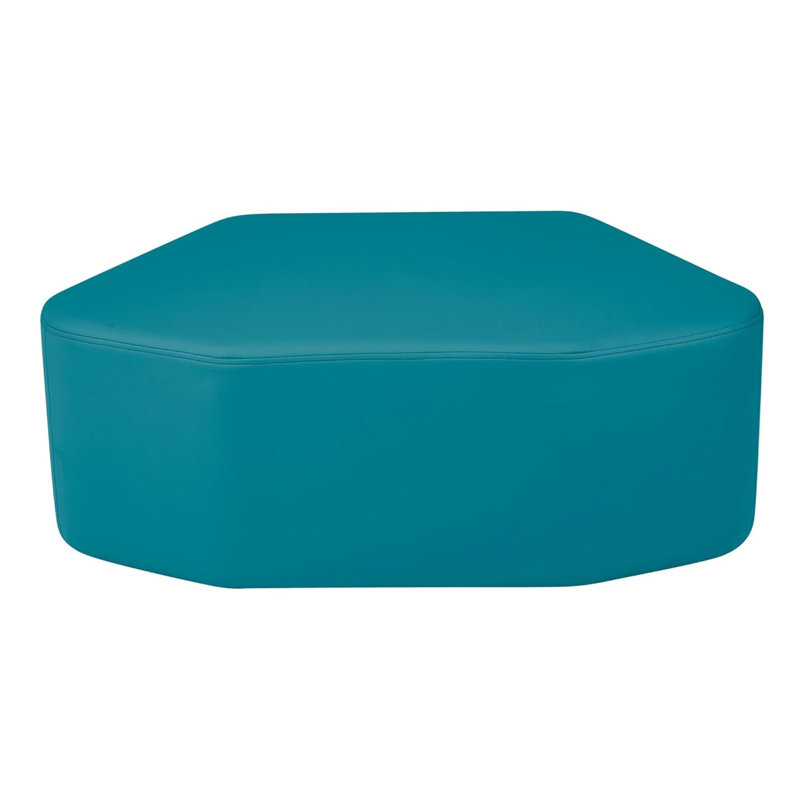 Ensemble de repose-pieds hexagonal à siège sec avec pétales Pro Series de 12 po Pro Series - tableau blanc / noir