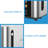 Kenmore 2 Slice Toaster with Extra Wide Slots, Digital Countdown Timer & 6 Shade Settings, Stainless Steel