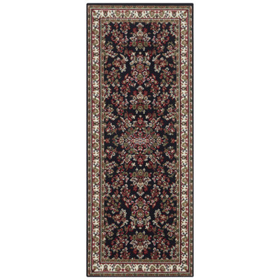 Zabul Tufted Black/Beige/Red Rug