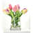 Rose / mauve / blanc / jaune