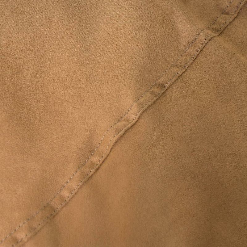 Grand fauteuil à billes Chill Sack confortable avec housse amovible de 5 pieds, Microfibre / microsuède jaune