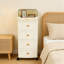 Étagère de rangement à 4 niveaux, armoire de rangement roulante avec 4 tiroirs, rangement mobile