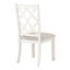 Ensemble de table de salle à manger Mid-Century en bois massif 5 pièces, ensemble de table de cuisine avec chaises rembourrées pour petits espaces, table en noyer + chaise beige