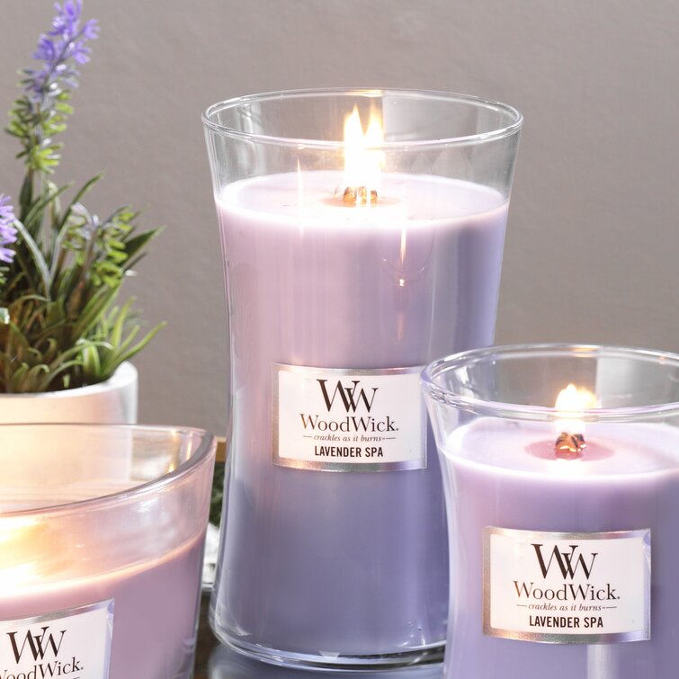 WoodWick Lavender Spa Scented Jar Candle & Reviews