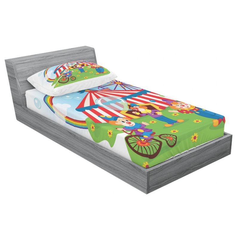 Microfiber Sheet Set, Twin Sheet Set with Fitted Sheet