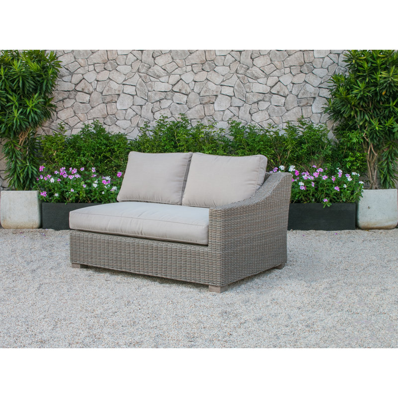 Ensemble de conversation modulaire avec coussins 3 pièces Colligan