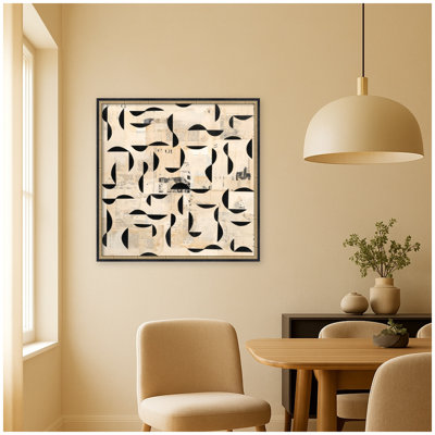 «Half Moon Bay 30x30 FC» par Felicia Dadak, reproduction d'art sur toile encadrée