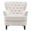 Acevedo Upholstered Linen Wingback Chair-1135647418