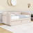 Twin Velvet Upholstered Daybed with Lift-Up Twin Trundle-1821908035