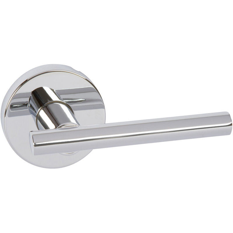Contemporary Cira Privacy Door Lever, Chrome