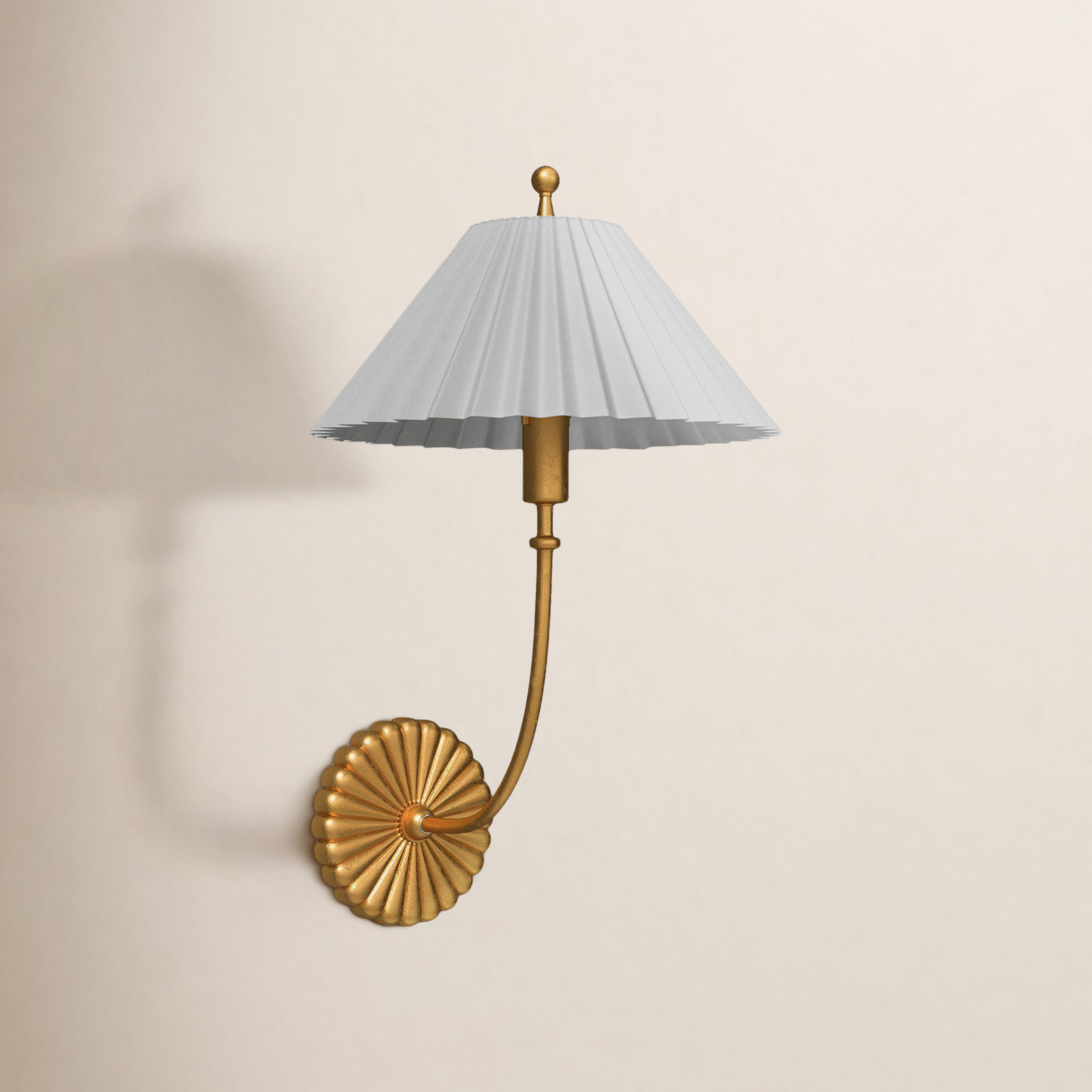 Gazania Single Light Glass Dimmable Wallchieres