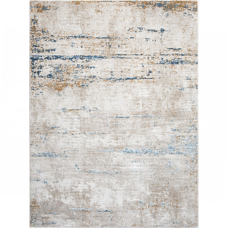 Ivory Area Rug, Rectangle 7'10" x 10'3"