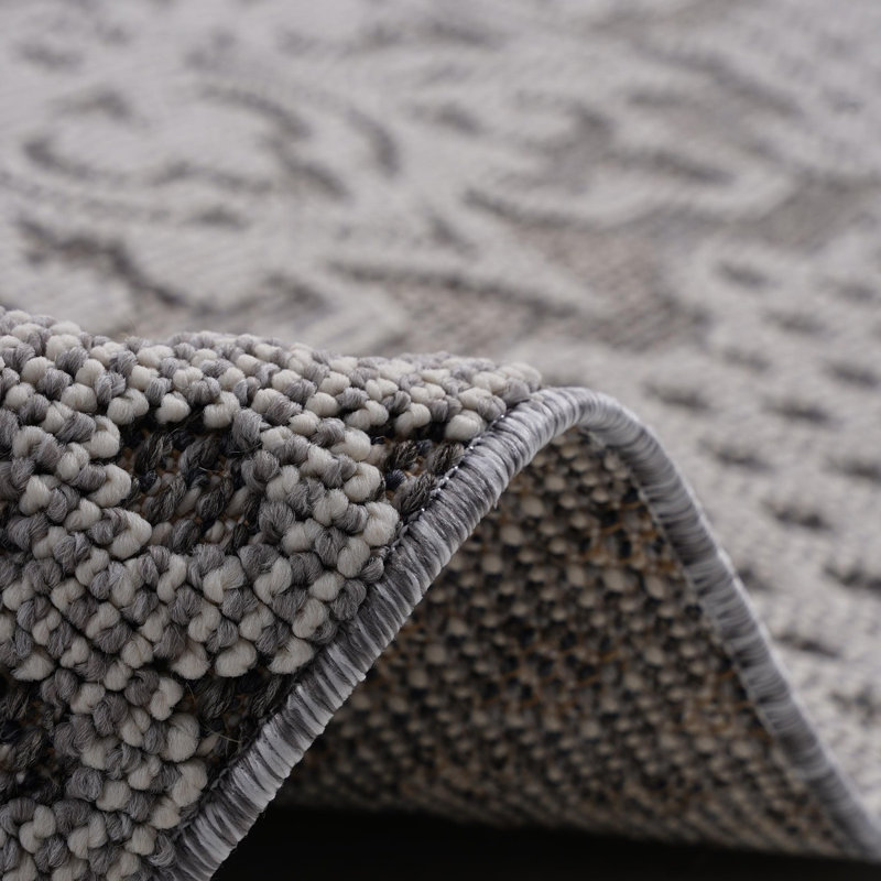 5X7 Area Rug Medallion Indoor-Outdoor