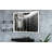 60x40 Inch Oversized Led Bathroom Mirror Wall Mounted - Ip44 Waterproof Aluminum Frame Mirror With 3 Color Modes, Smart Touch Switch & Dual Power Supply