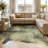 Faux leather animal print indoor area rug, suitable for commercial and residential settings, ultra-slip resistant and durable.