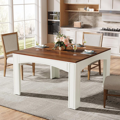 39.4‘’  Farmhouse Square Dining Table For 4