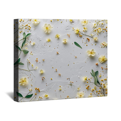 Papier peint floral sur toile - Décoration murale nature en plusieurs tailles