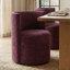Chaise de baril texturée avec roulettes dissimulées-1956137393