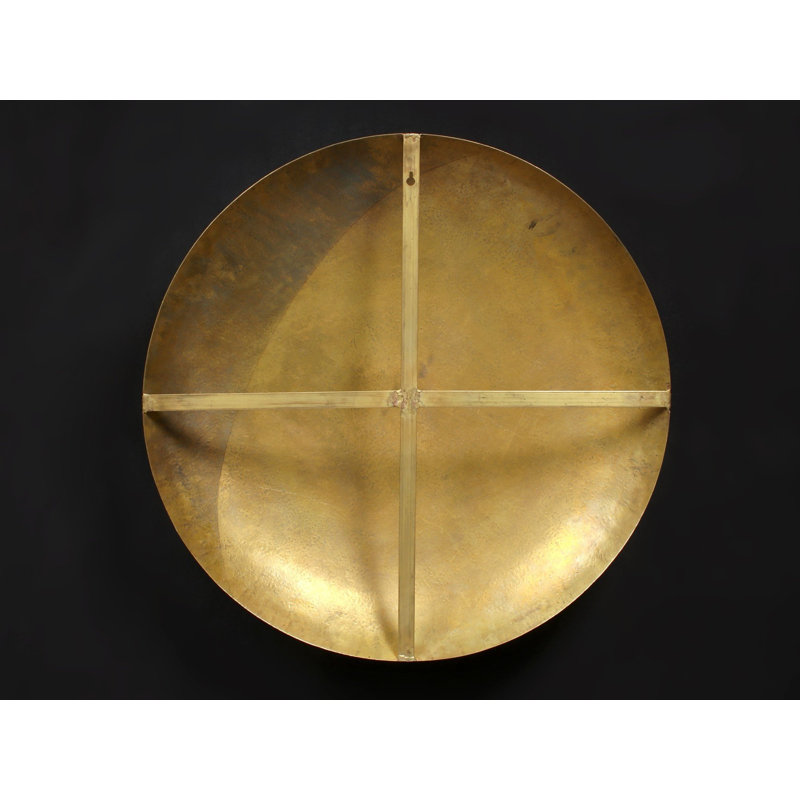 Handmade 72-Inch Large Brass Moon & Tree Pair Wall Art – Statement Celestial Nature Sculpture with Birds for Luxury Living, Office, or Meditation Space