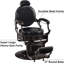 Fauteuil inclinable manuel pivotant en cuir Bettyjo-1592047291