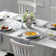48-Piece White Porcelain China Dinnerware Set, Service For 12