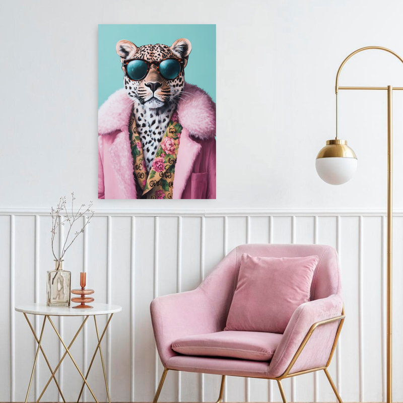 Cool Cat I, art contemporain, H 24 po x l 16 po