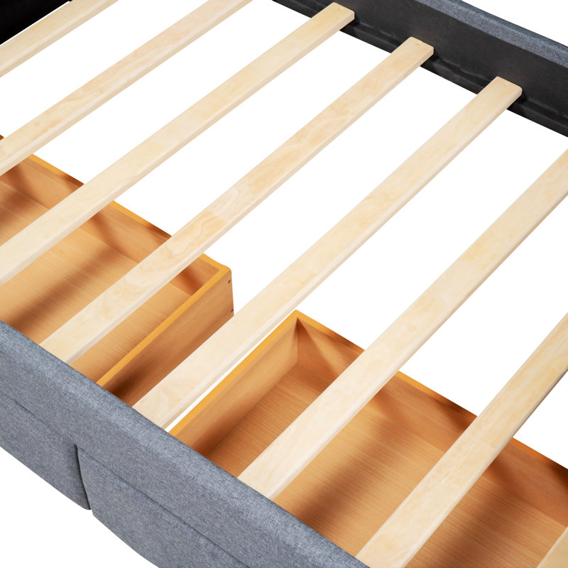 Upholstered Platform Storage Bed