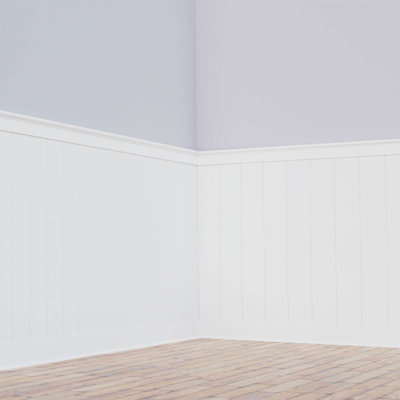 Deluxe Shiplap 96" PVC Wainscot Kit