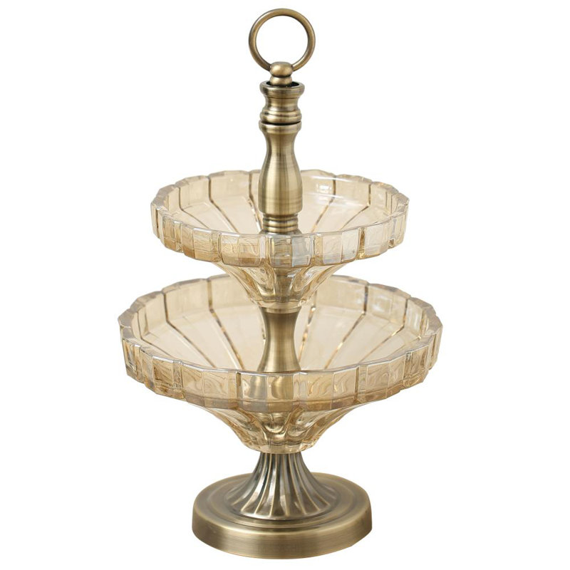 Matashi Crystal Glass Candy Bowl