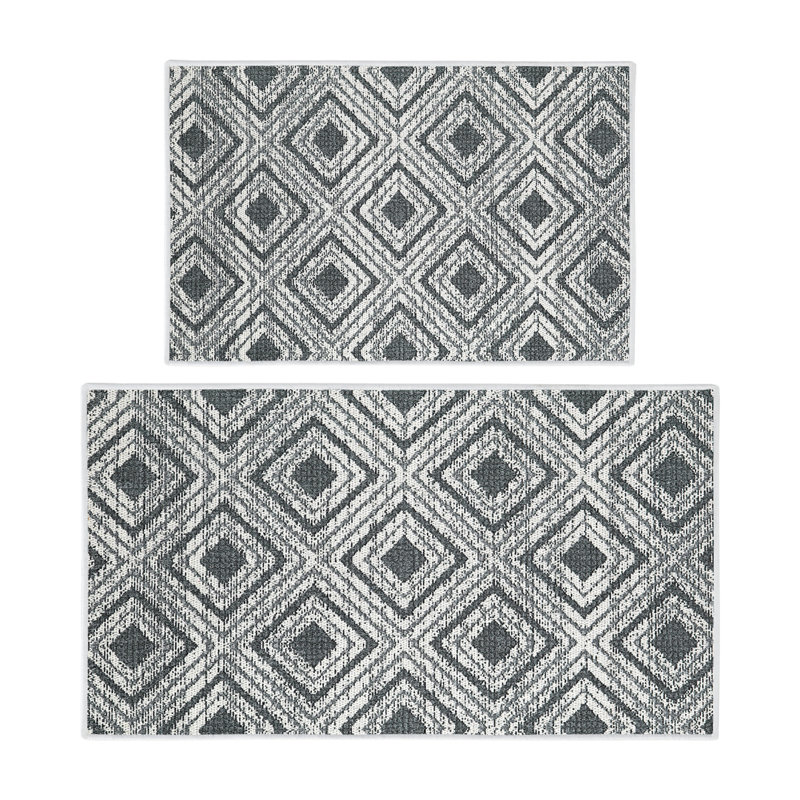Tapis de cuisine polyvalent 2 pièces