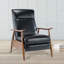 Fauteuil inclinable à accoudoirs en bois-1966182765