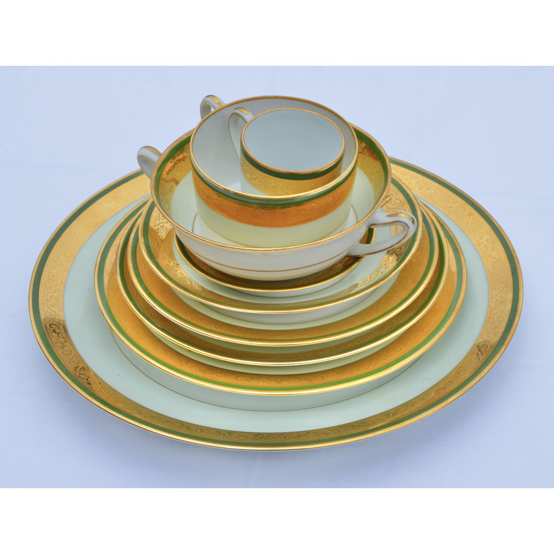 Porcelain Dinnerware Set - Service for 12