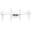 Luminaire de meuble-lavabo moderne de 23,5 po à DEL avec base en acier.-1820617617