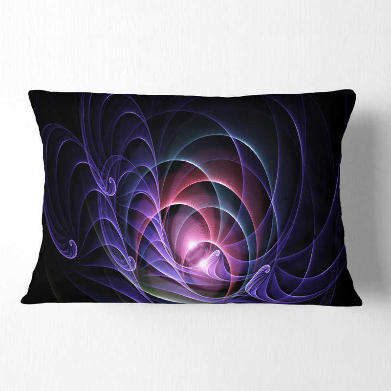 Coussin lombaire style fractal 3d artful Abstract