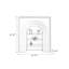 White Manufactured Wood Freestanding Fireplace