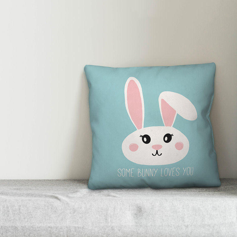  Coussin «Some Bunny Loves You»