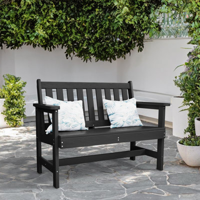 High Density Polyethylene Outdoor Bench