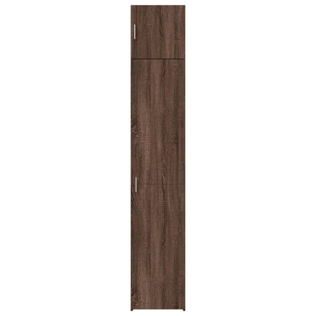 Vidaxl Hochschrank Schmal Eichen-Optik 40X42,5X225 Cm Holzwerkstoff