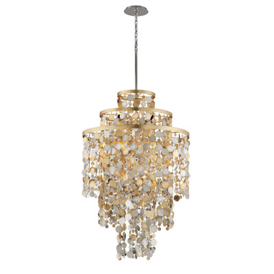 Ambrosia 11-Light Unique / Statement Tiered Chandelier