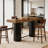 Woodgrain Design Coffee Table,Pub Table,Greeting Table