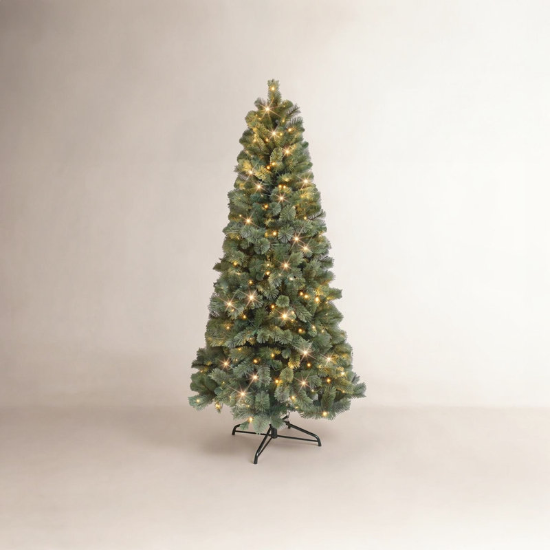Green Pine Christmas Tree, 7,5 pi, Illuminée