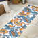 Jotunheim Paisley High-Low Orange/Blue Indoor/Outdoor Rug