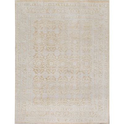 Ziegler Hand-Knotted High-Quality Gold Area Rug