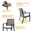 Ensemble repas d'extérieur 7 pièces Modern Classic
